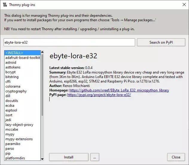 EByte-LoRa-E32-micropython-pypi-pip-library-thonny.webp